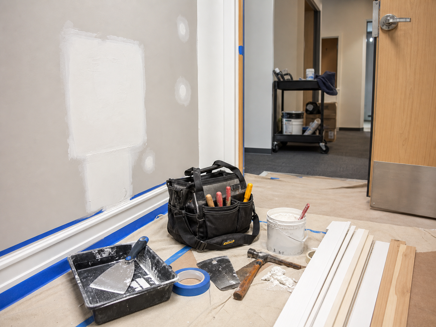 Repair and maintenance construction work